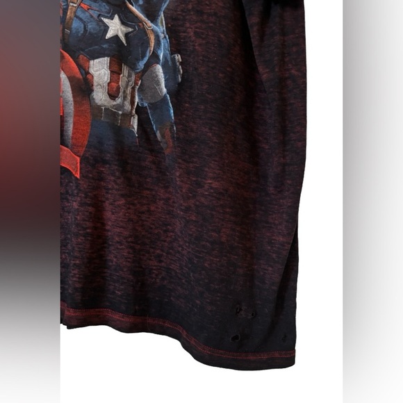 Thrashed Avengers paper thin men’s s/s t shirt SZ 2XL grunge distressed - Picture 3 of 6